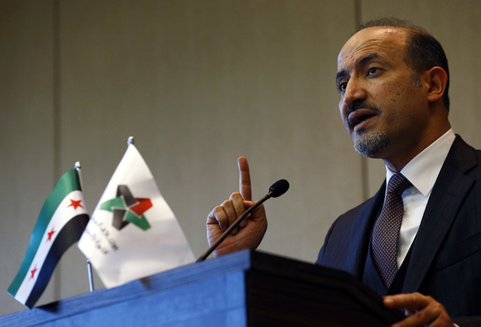 Syrian opposition leader Ahmad Jarba (Reuters/Denis Balibouse)