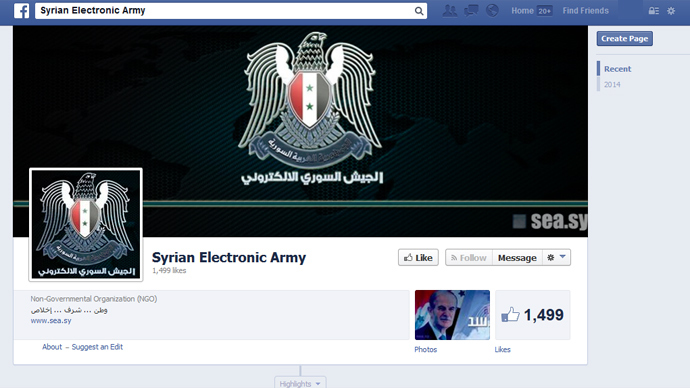 'Happy Birthday Mark!' Syrian Electronic Army hacks into Facebook's domain