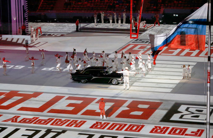 Performers take part during the opening ceremony of the 2014 Sochi Winter Olympics, February 7, 2014.(Reuters / Issei Kato)