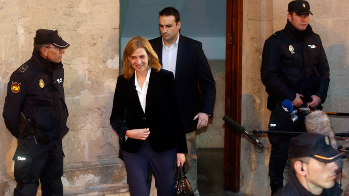 Princess Cristina of Spain grilled over major corruption allegations