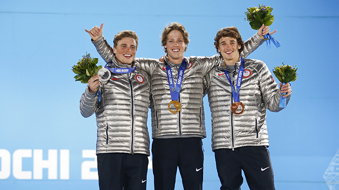US joins chasing pack in overall standings on Day 6 of Sochi Olympics