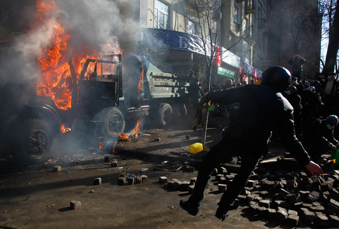 Kiev, February 18, 2014.(Reuters / Stringer)