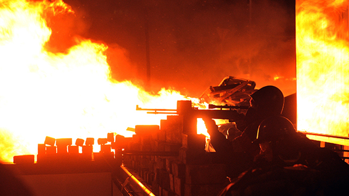 15 terrifying images which show that Kiev is a real warzone