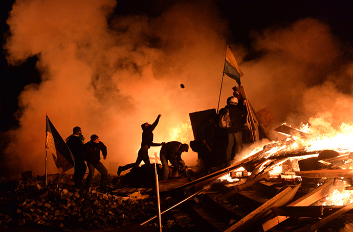 Kiev, February 19, 2014. (AFP Photo / Sergei Supinsky)