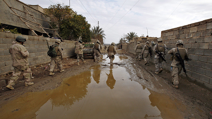 U.S. Marines from the 22nd Marine Expeditionary Unit in Iraq (Reuters / Bob Strong)