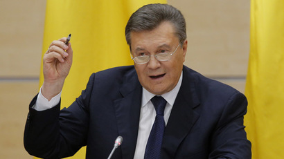 Crimea leaving Ukraine a tragedy - ousted president Yanukovich