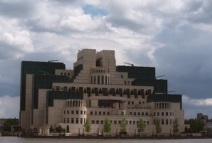 The headquarters of Britain's Secret Intelligence Service (MI6) at Vauxhall Cross on the River Thames in central London (Reuters)