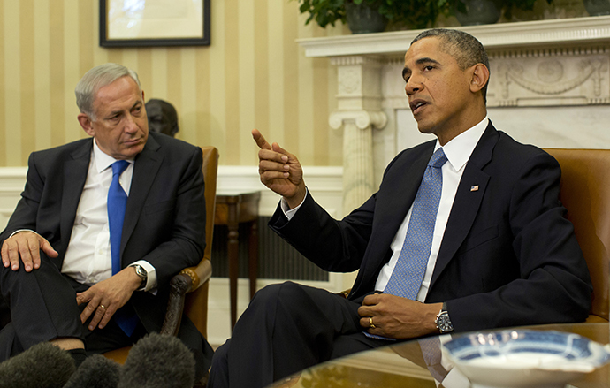 FILE PHOTO. U.S. President Barack Obama meets with Israeli Prime Minister Benjamin Netanyahu (Reuters / Jason Reed)