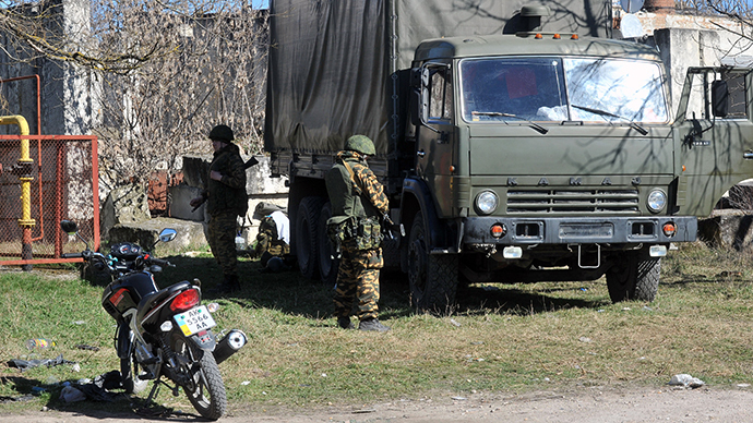 Arms, 400 kilos of explosives seized from Kiev radicals on Crimean border