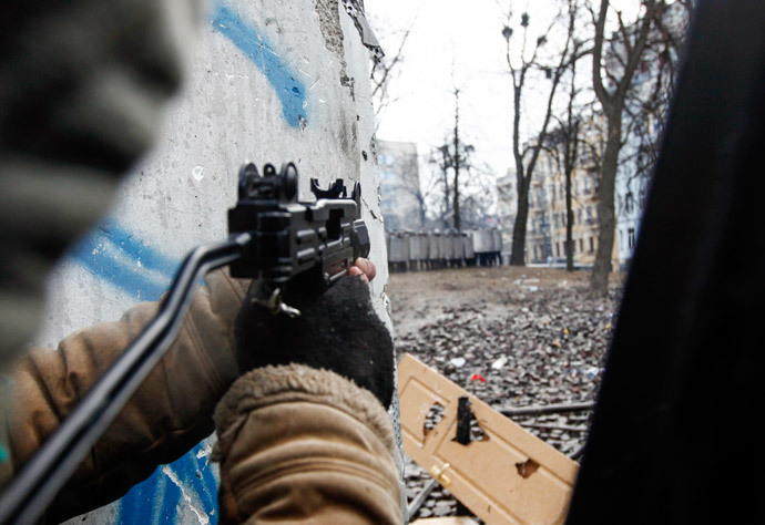 Kiev, January 20, 2014.(Reuters / U.S. Coast Guard)