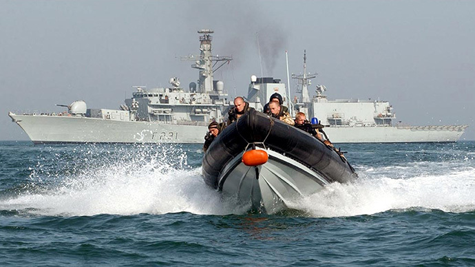 UK Navy ships fires torpedo at nuclear sub dockyard