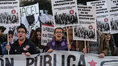 'No to education cuts!' Madrid rocked by new wave of student protests