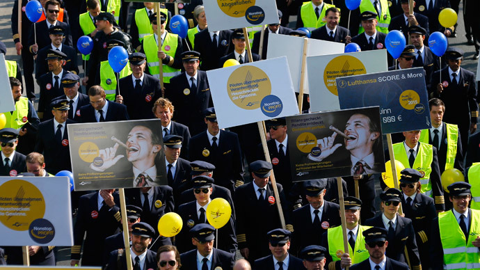 Thousands of flights canceled as Lufthansa pilots’ strike