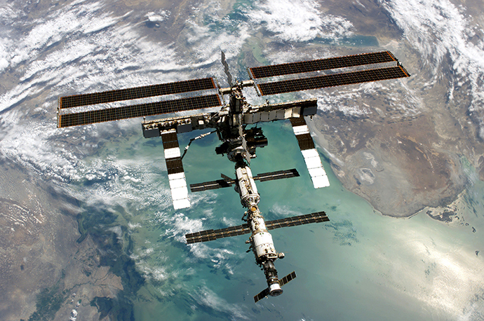 This NASA image shows the International Space Station (AFP Photo / NASA)