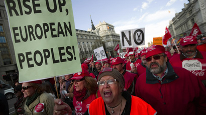 'No more cuts!' Thousands across Spain stage anti-govt protests (VIDEO, PHOTOS)