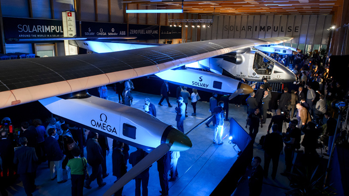 Swiss unveil new solar plane for non-stop global flight