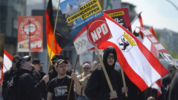 ‘Shortest march in recent history’: Antifascist groups disrupt neo-Nazi rally in Berlin (PHOTOS, VIDEO)