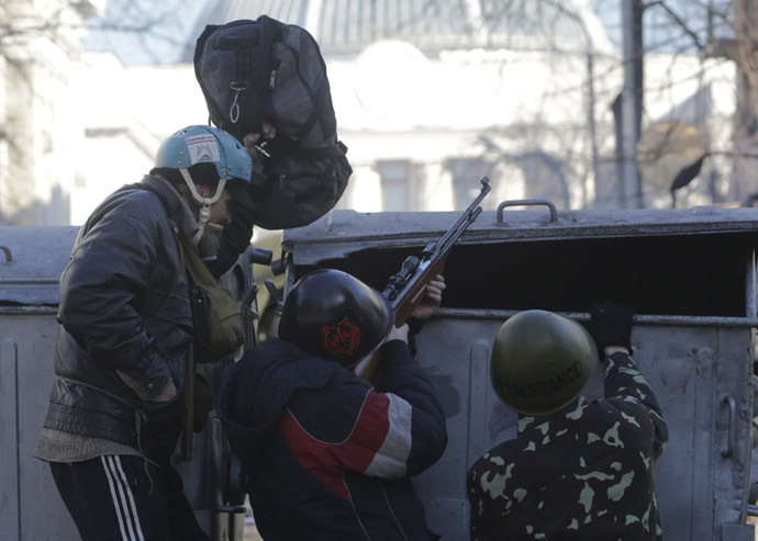 Kiev February 18, 2014. (Reuters/Konstantin Chernichkin)