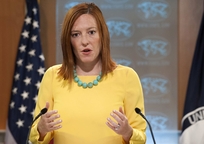 State Department Spokesperson Jen Psaki (AFP Photo/Saul Loeb)