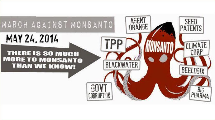 Worldwide march against Monsanto