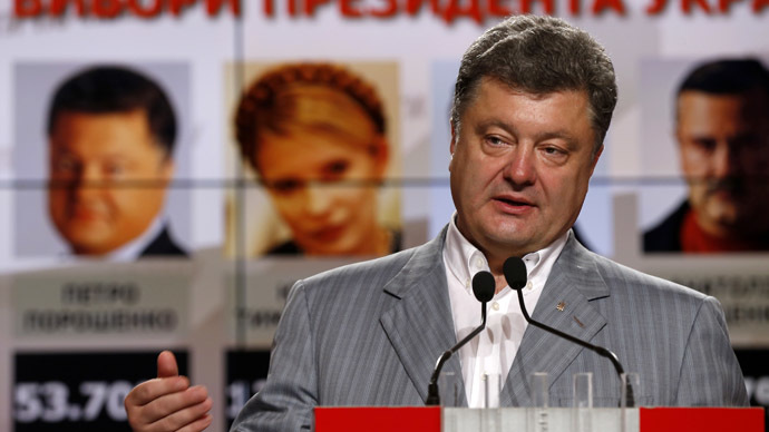 Russia ready for dialogue with likely Ukraine President-elect Poroshenko