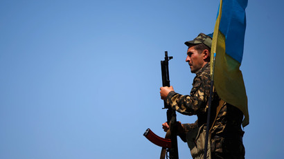14 military killed in chopper downed in E. Ukraine - acting president