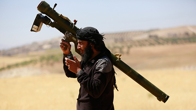 An Islamist Syrian rebel group Jabhat al-Nusra fighter (Reuters)