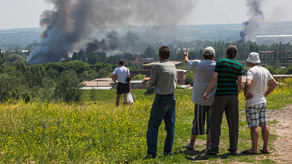 'White phosphorus' reports: Ukraine military 'dropped incendiary bombs' on Slavyansk