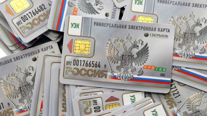 Russia's Universal electronic card based on PRO100 payment system, RIA Novosti/Maksim Bogovid