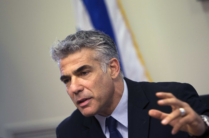 Israel's Finance Minister Yair Lapid (Reuters/Ronen Zvulun)