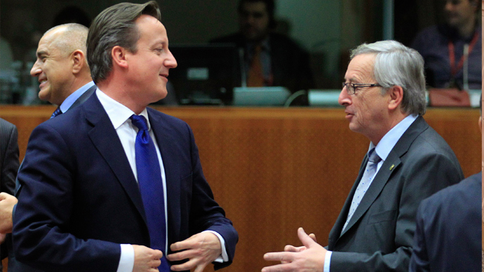 ​Britain's Cameron intensifies campaign against Juncker for top EU position
