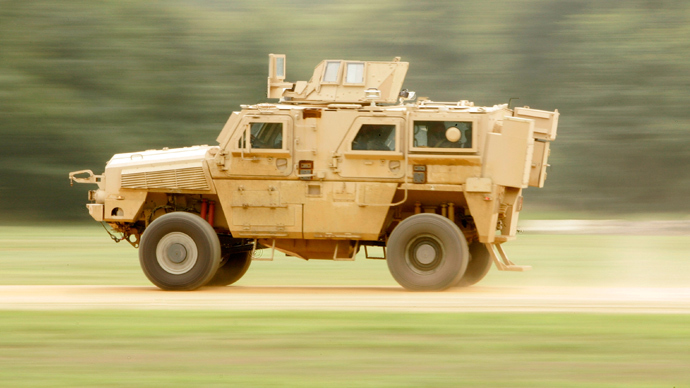 A Mine Resistant Ambush Protected (MRAP) Classification One vehicle (Reuters / Larry Downing)