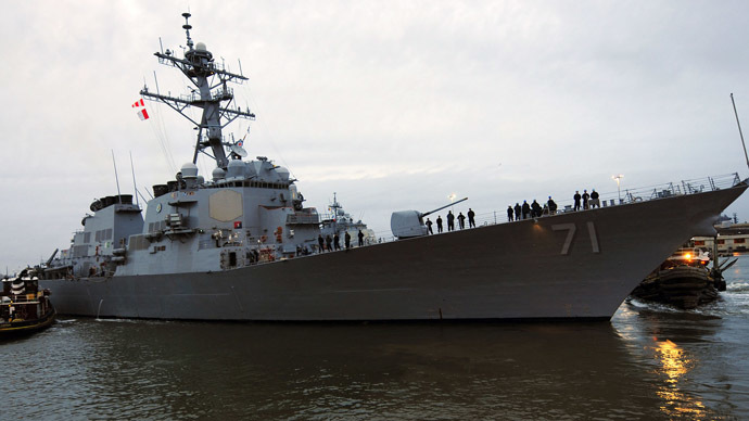 ​Second US guided-missile destroyer arrives in Europe