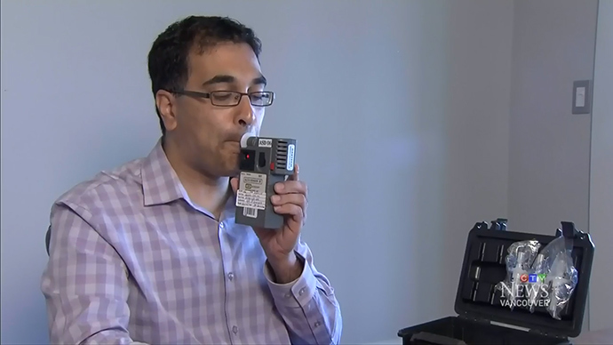 Canadians invent weed breathalyzer to catch drivers