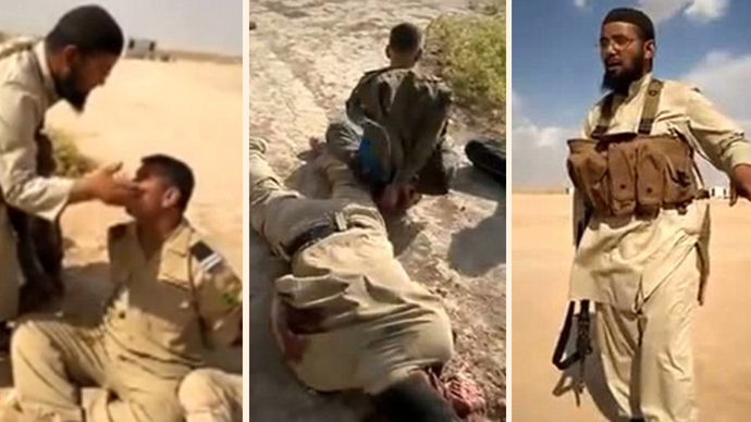 ​Gruesome ISIS atrocities: Video shows Iraqi soldiers insulted, then executed (GRAPHIC)