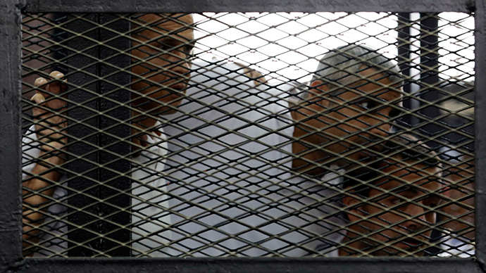 Egypt court sentences Al Jazeera journalists to 10 & 7 years in prison