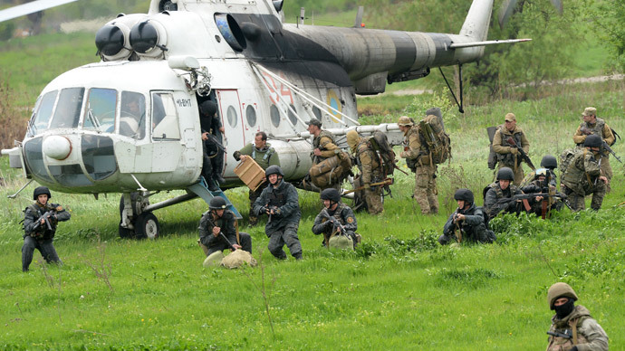 Militia down chopper near Slavyansk, 9 feared dead – military spokesman