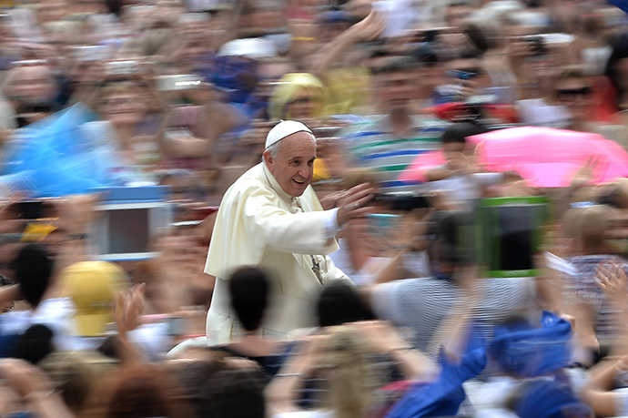 Pope Francis (AFP Photo / Filippo Monteforte)