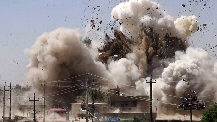 ISIS jihadists demolish mosques, shrines in northern Iraq (PHOTOS)