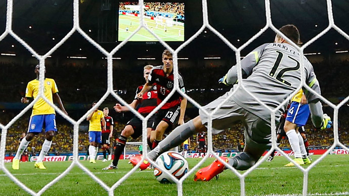 Humiliation: Brazil demolished by Germany 1-7 in World Cup semi-final