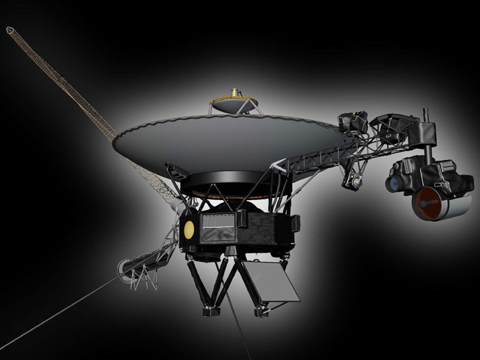 An undated artist's concept shows NASA's Voyager 1 spacecraft. (Reuters/NASA)