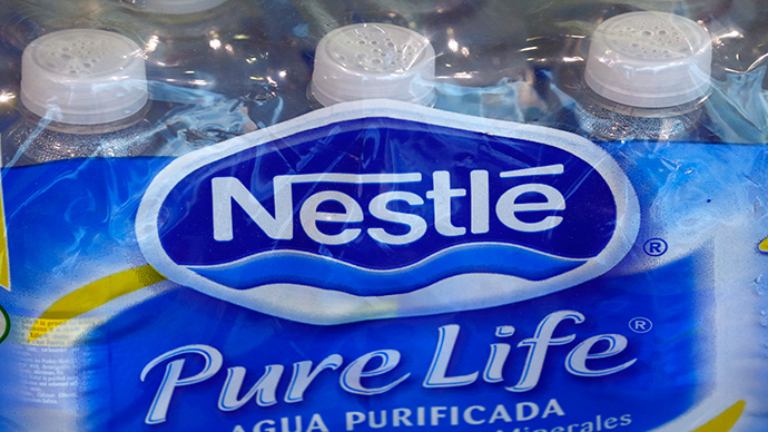Nestle continues to sell bottled water sourced from California despite record drought