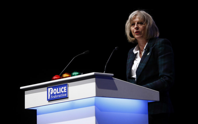 Britain's Home Secretary Theresa May (Reuters/Andrew Winning)
