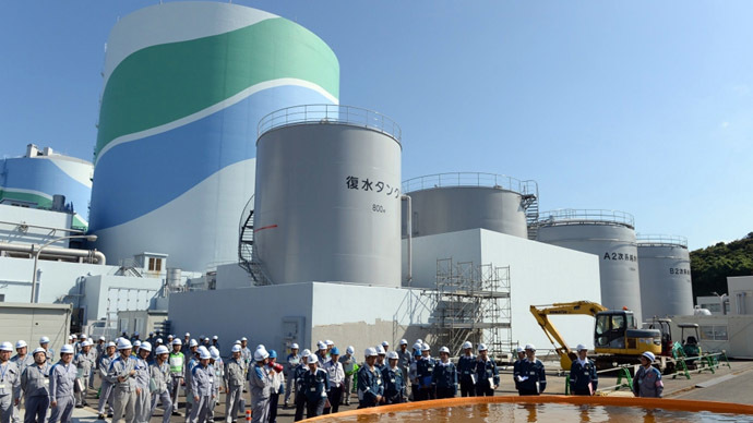 This picture taken on September 20, 2013 shows Kyushu Electric Power's Sendai nuclear power plant at Satsumasendai city in Kagoshima prefecture, Japan's southern island of Kyushu. (AFP Photo)