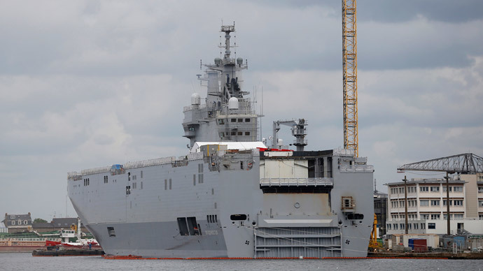 France to deliver Mistral warship to Russia despite US, UK criticism
