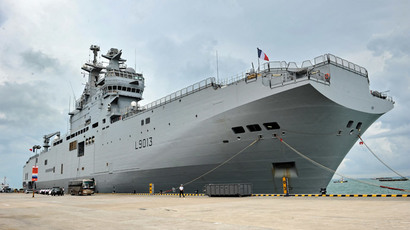 France says it cannot deliver Mistral warship to Russia over Ukraine