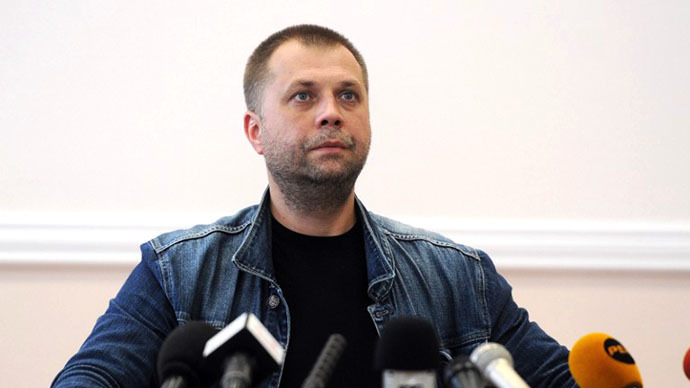 The Donetsk People's Republic's Prime Minister Aleksandr Boroday (AFP Photo / Dominique Faget)