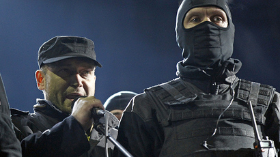 Ukraine eyes singer blacklist after nationalists disrupt concert