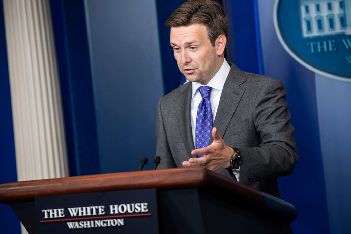 White House Deputy Press Secretary Josh Earnest.(AFP Photo / Brendan Smialowski)