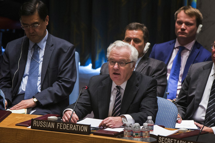 Russia's Ambassador to the United Nations Vitaly Churkin (Reuters/Lucas Jackson)